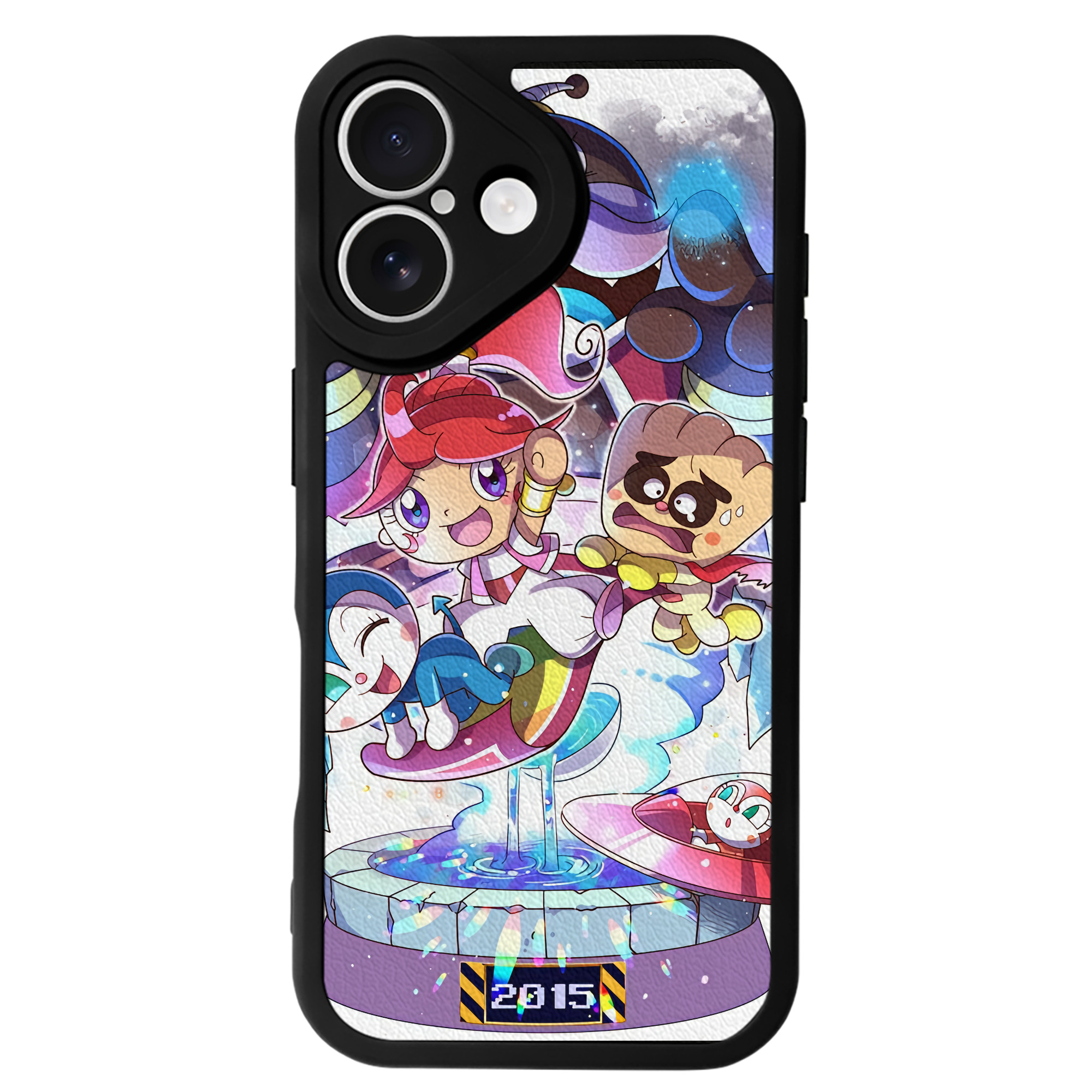 （画像用） アンパンマン Anpanman 【iPhone 16シリーズ対応】シリコンスマホケース（レザー調） 材質：シリコン